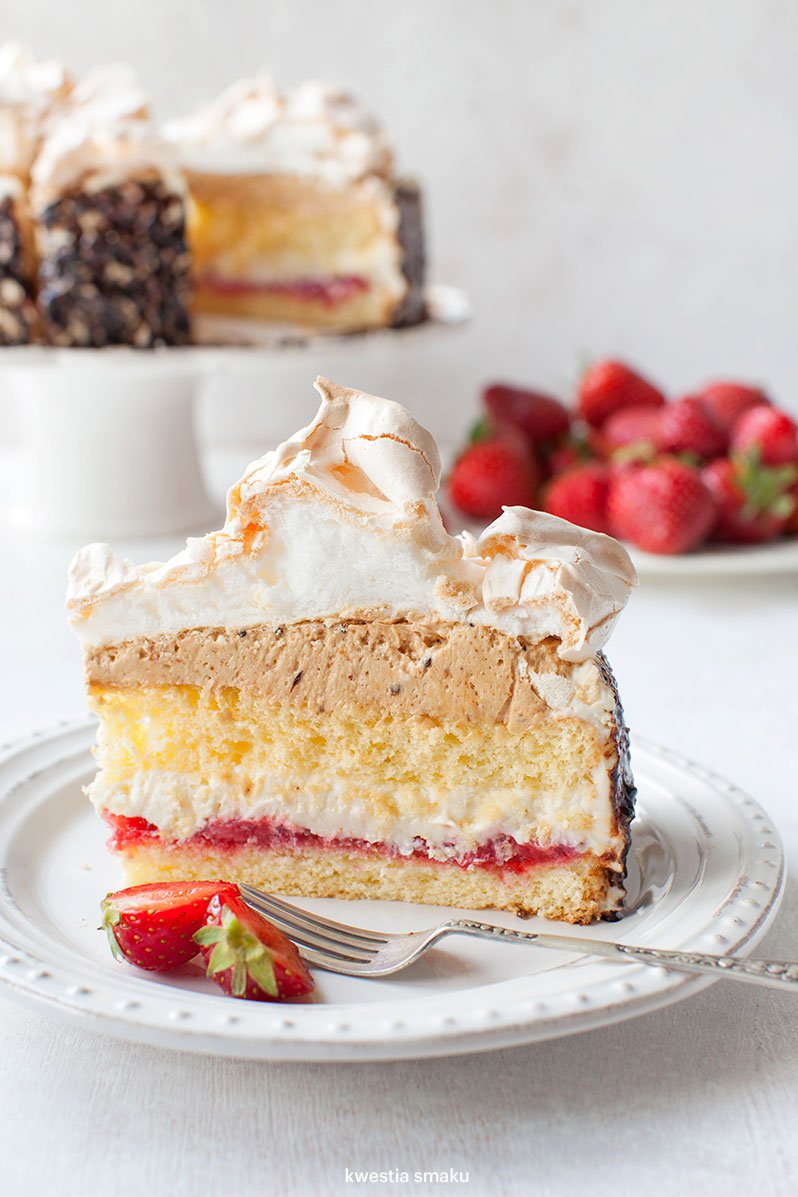 Tort Royal z truskawkami Kwestia Smaku