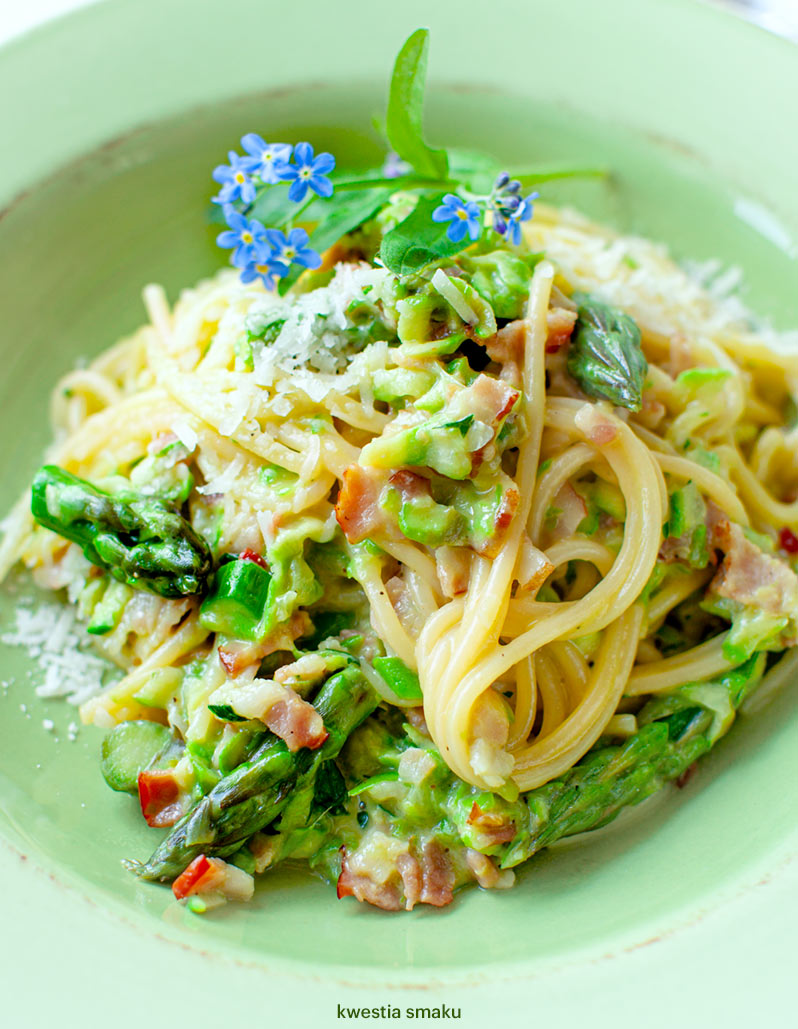Carbonara szparagowa