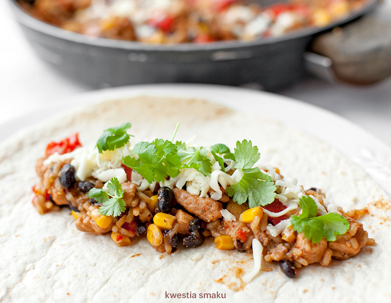 Enchilada z kurczakiem