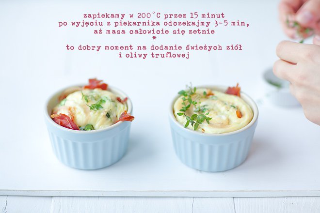 Szparagi w kokilkach