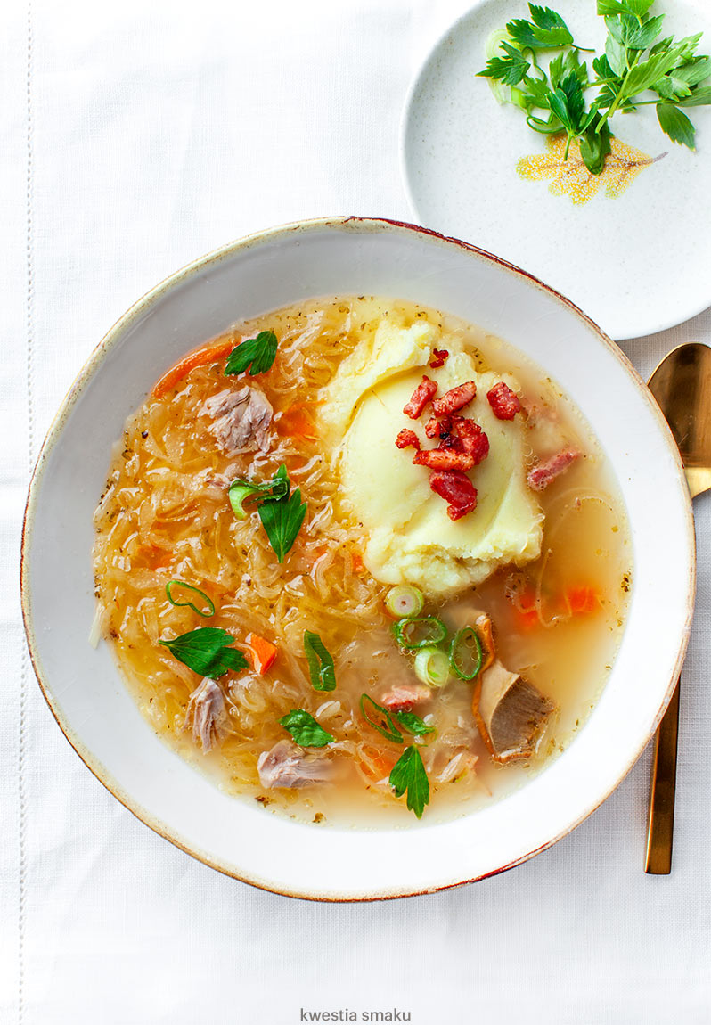 Kapuśniak na gęsinie lub kaczce