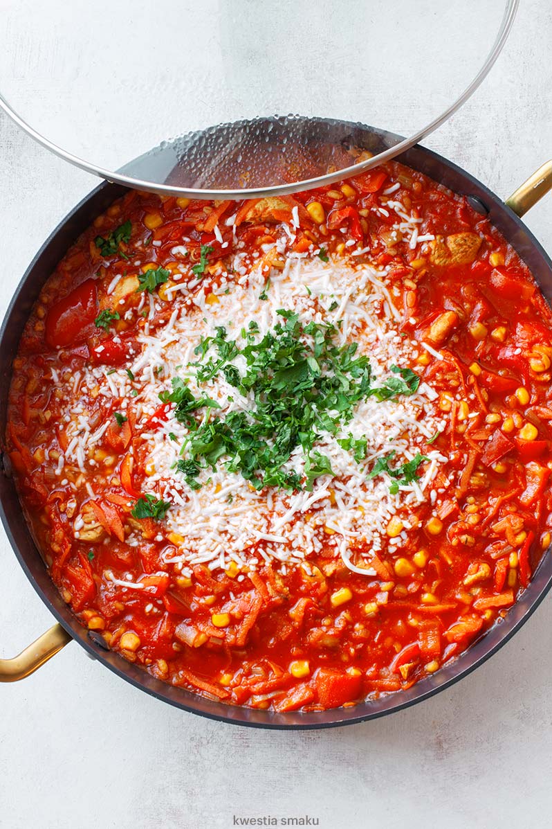 Kaszotto chakalaka z kurczakiem