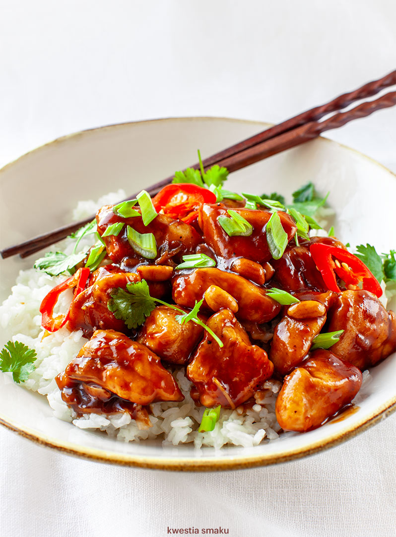 Kurczak orzechowo-miodowy