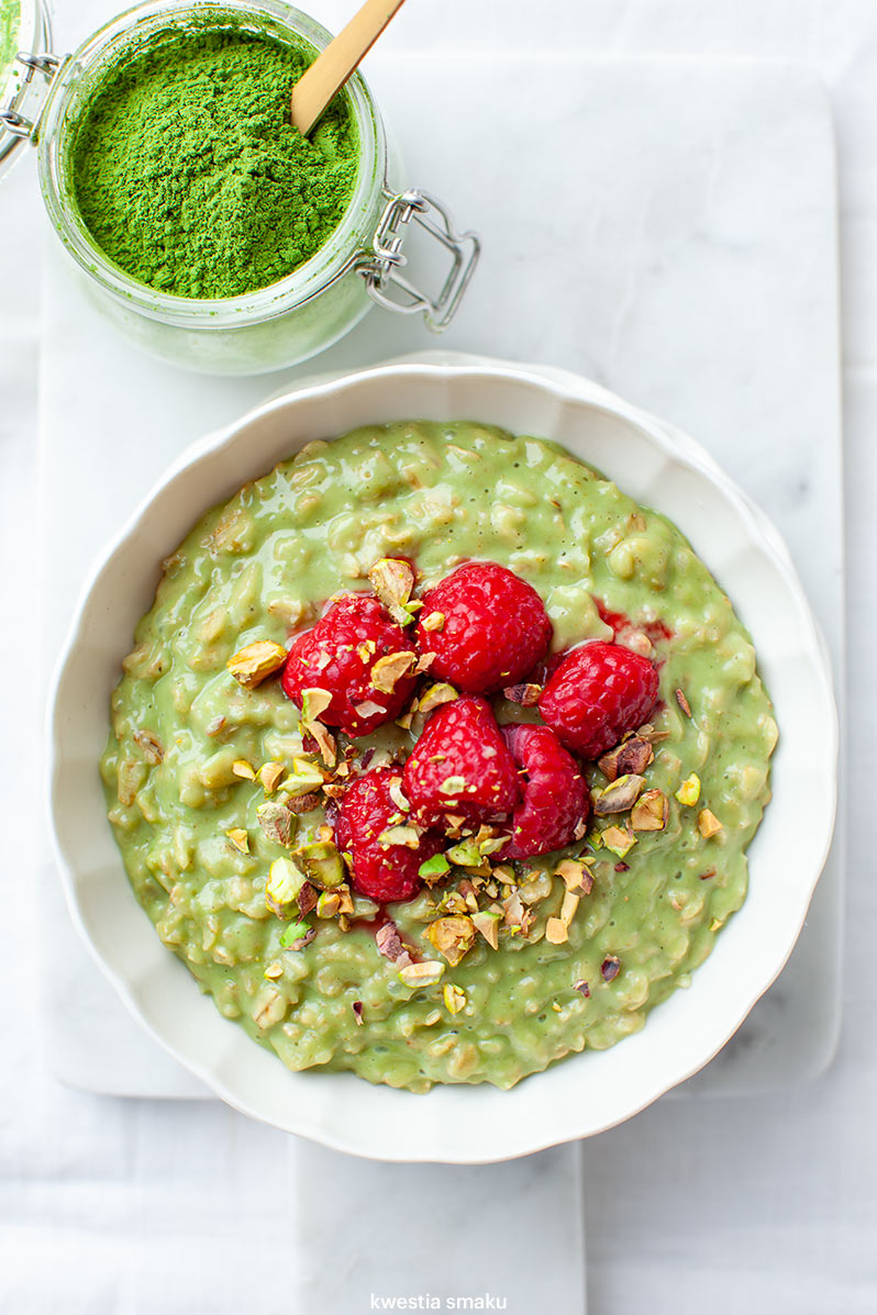 Owsianka pistacjowa
