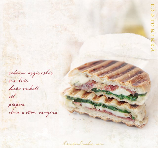 Panini - kanapka z ciabattą