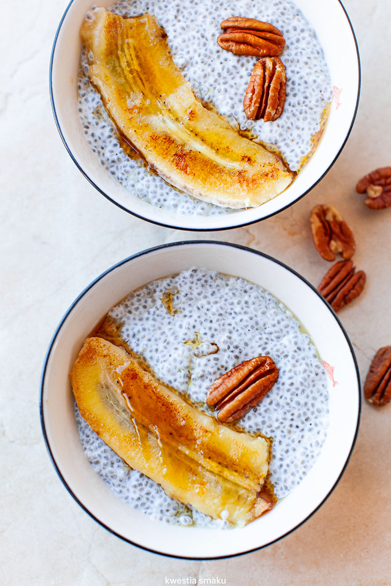 Pudding chia na ciepło