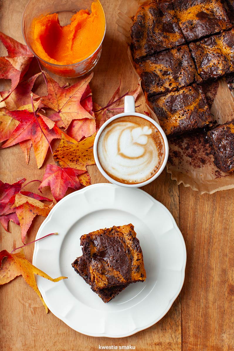 Pumpkin Spice Brownie