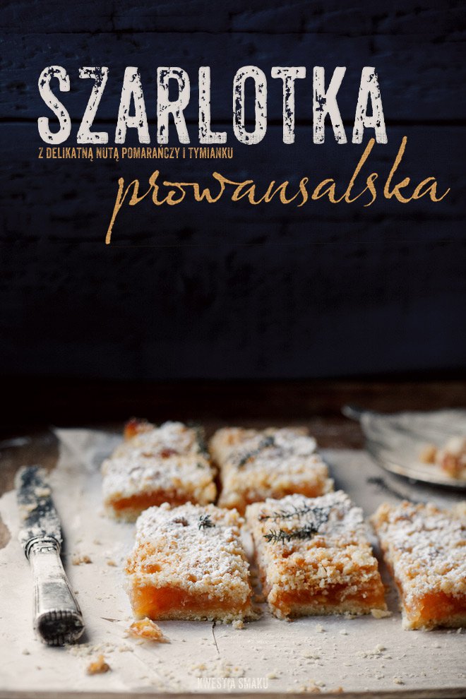 Szarlotka prowansalska