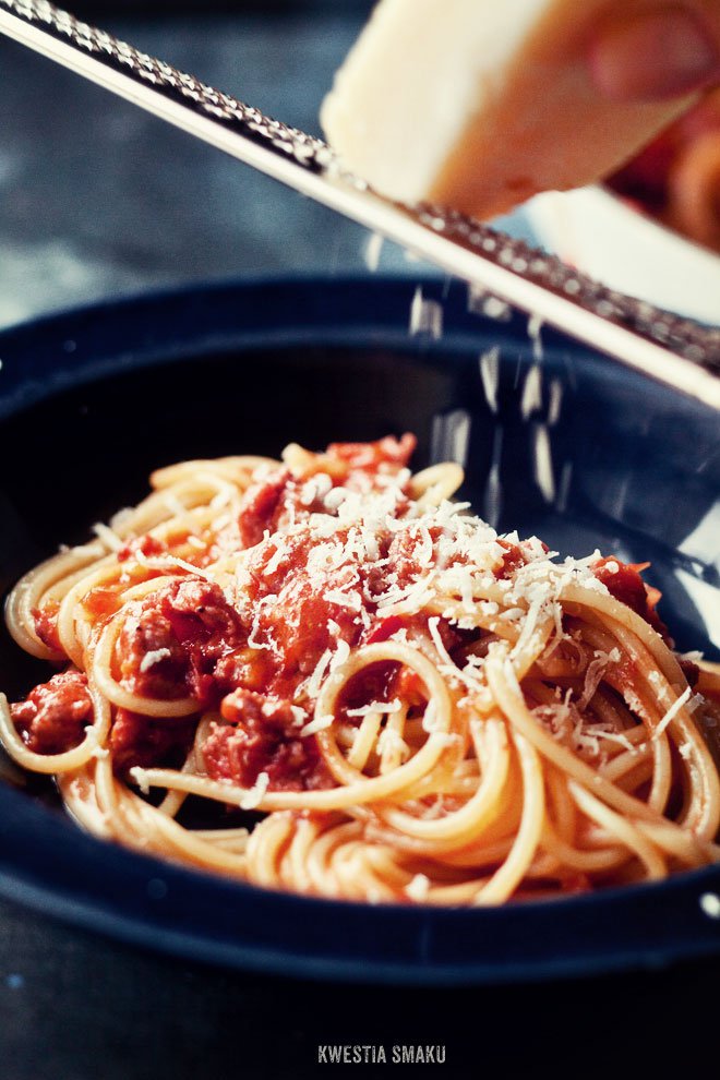 Szybkie spaghetti bolognese