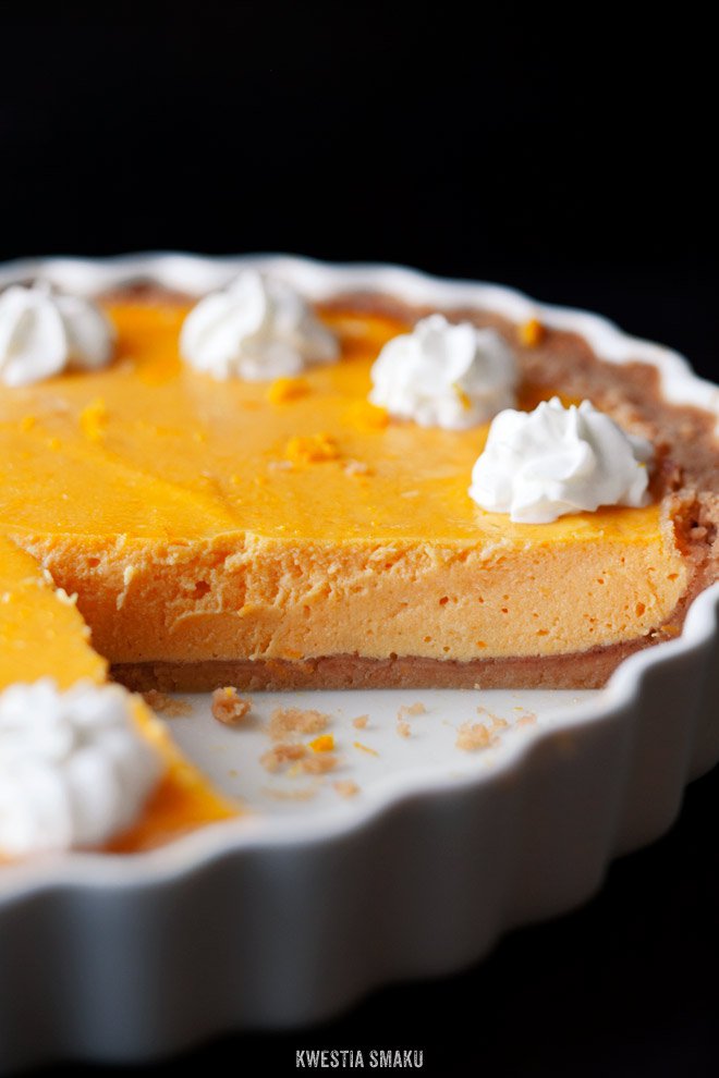 Tarta dyniowa z ricottą i pomarańczą