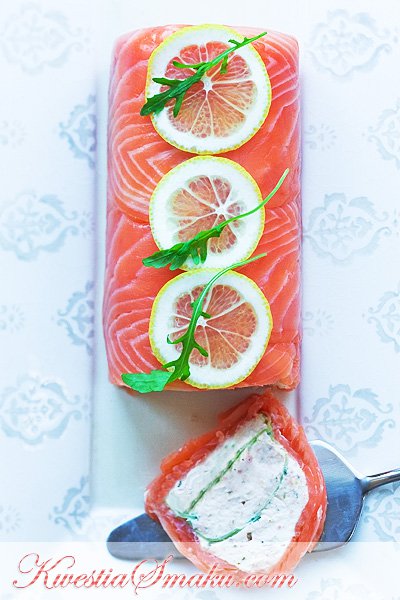 Terrina z wędzonego łososia