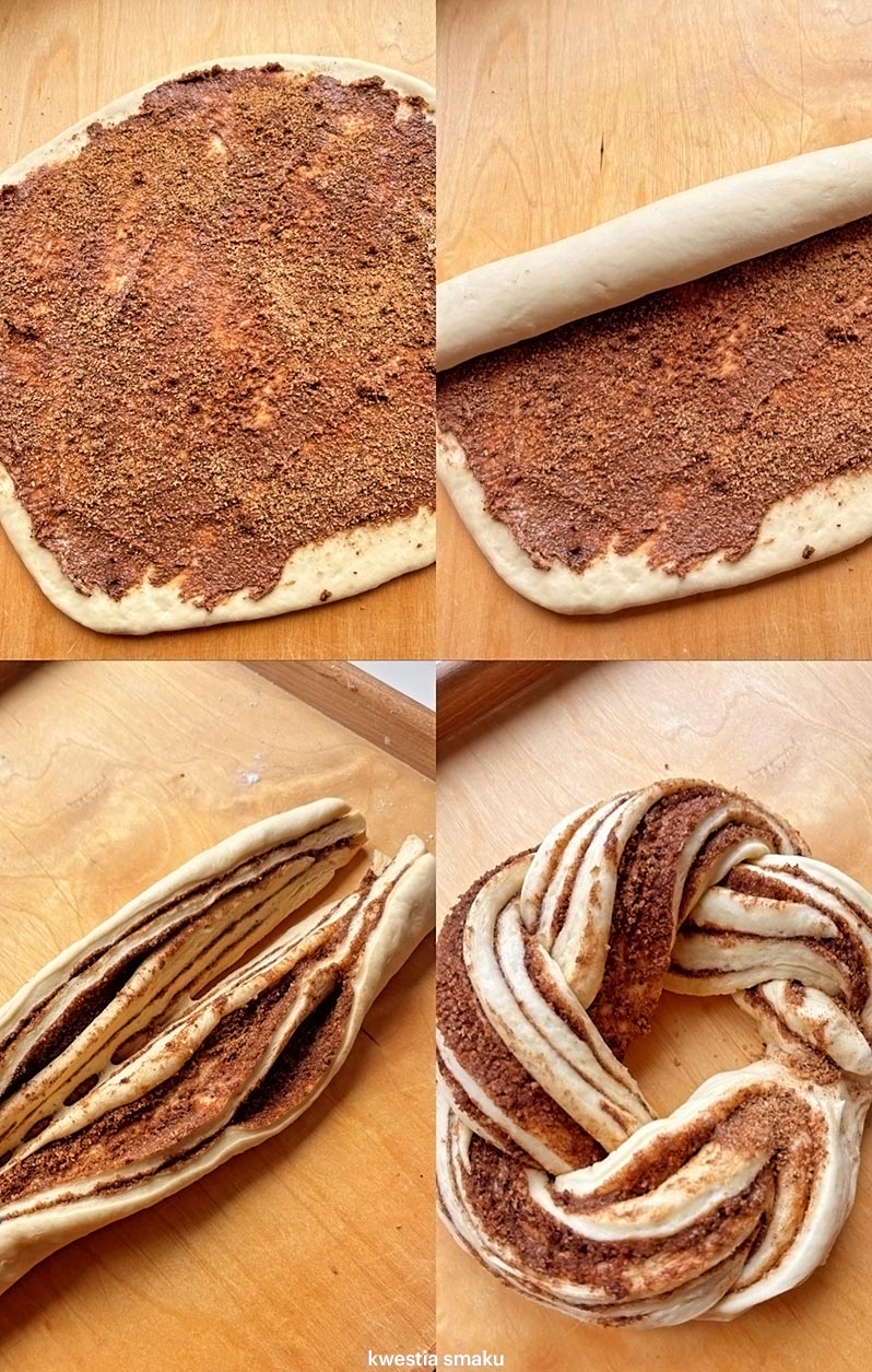 Wieniec cynamonowy - przygotowanie