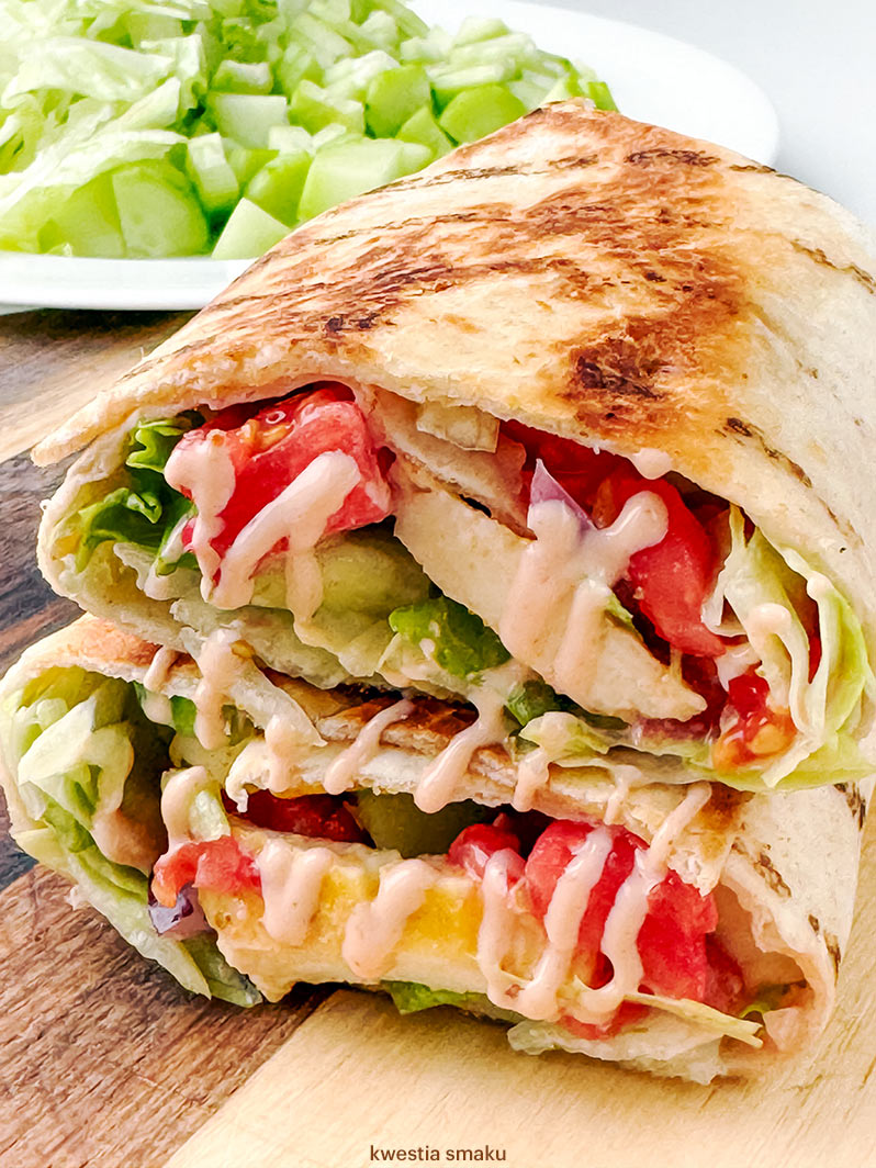 Wrap z halloumi