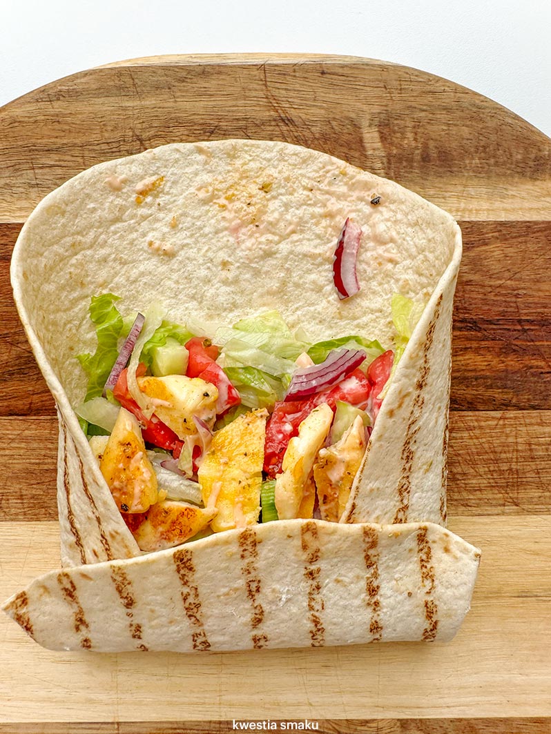 Wrap z halloumi