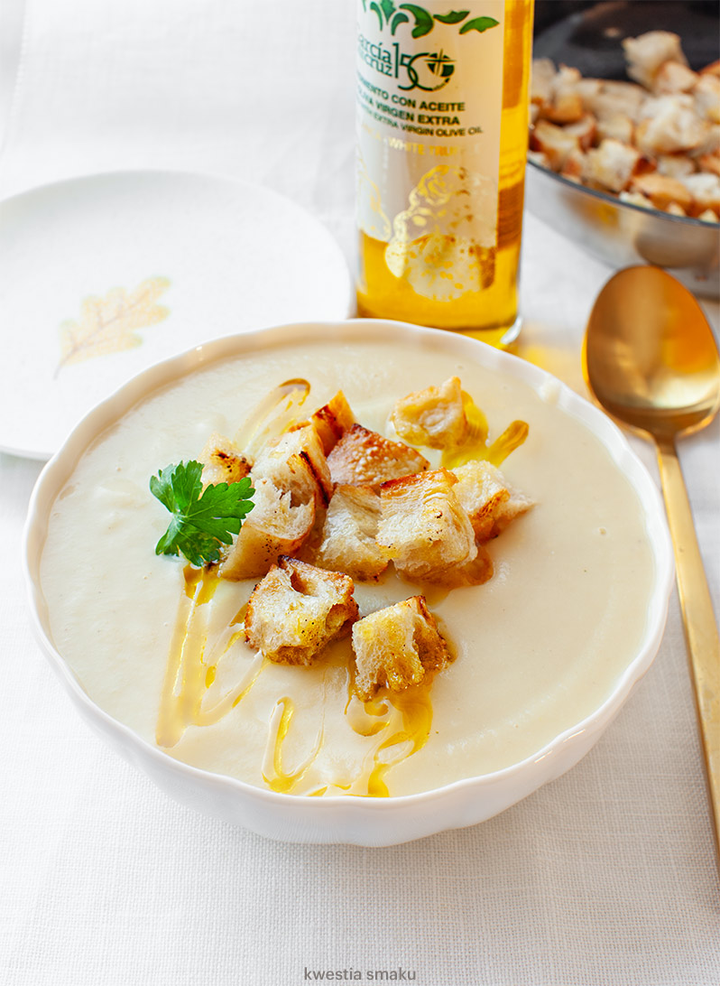 Zupa krem z białych warzyw