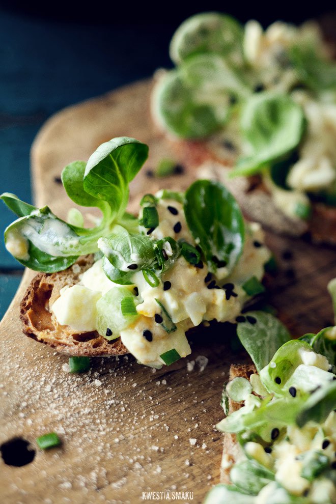 Pasta jajeczna z marynowanym ogórkiem Kwestia Smaku