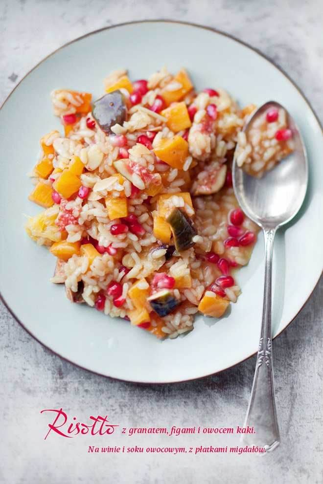 Egzotyczne risotto z owocami Kwestia Smaku