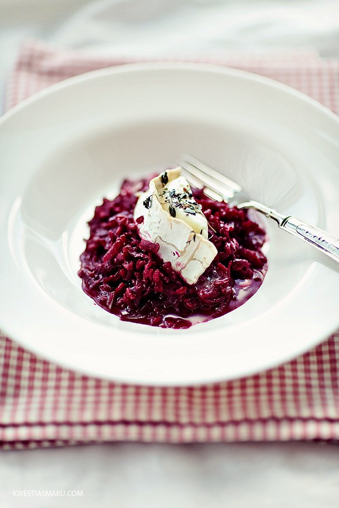 Risotto z buraczkami Kwestia Smaku