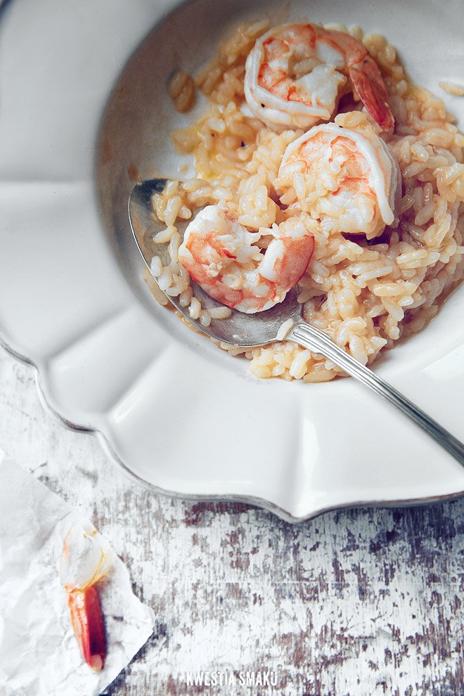 Risotto z krewetkami Kwestia Smaku