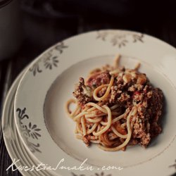 Spaghetti bolognese bez mięsa przepis