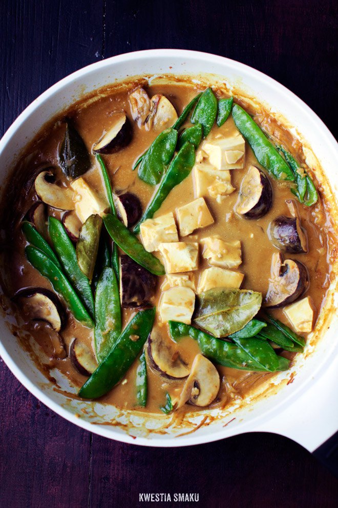 Wegańskie curry z tofu