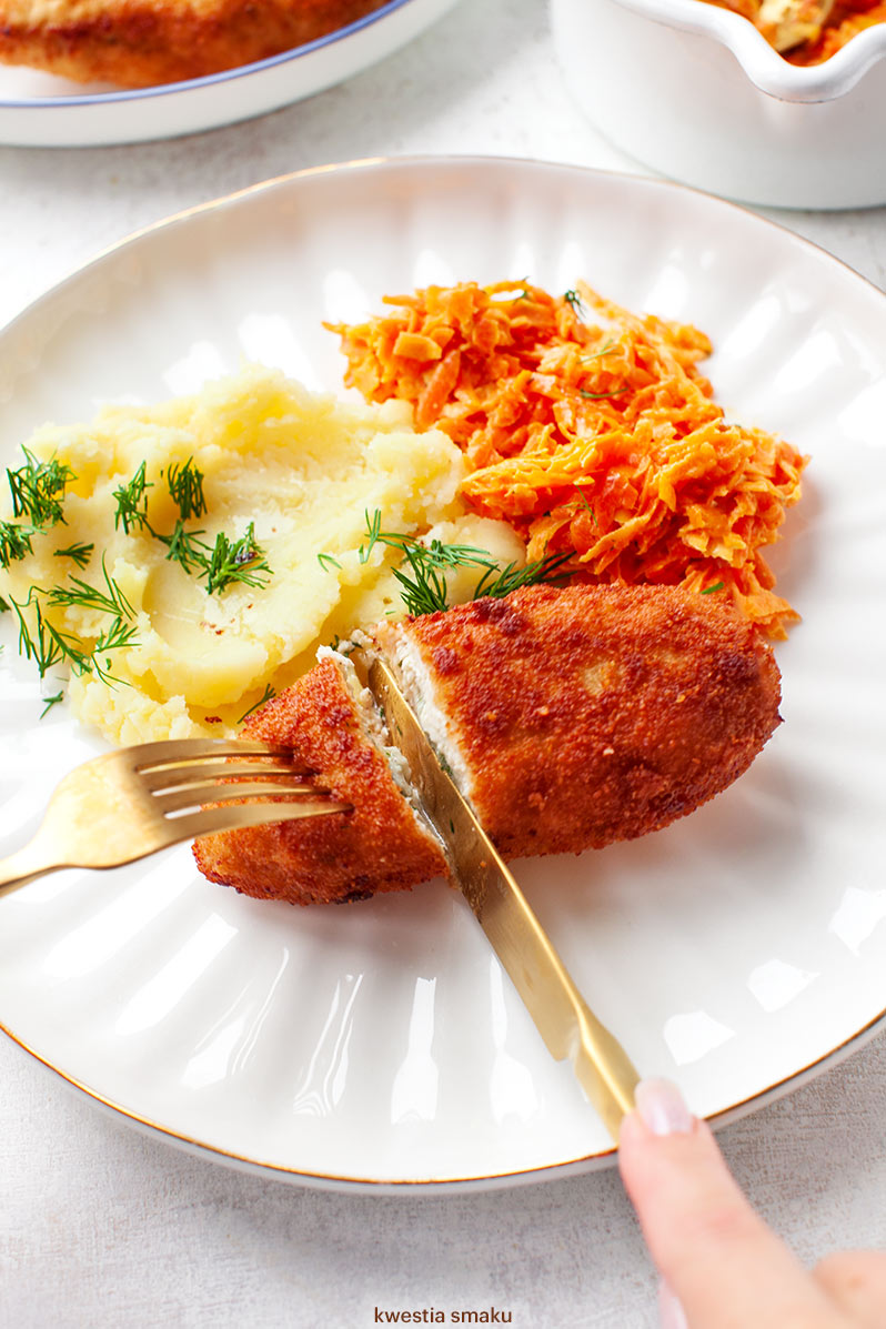 Kotlet de volaille z mielonego mięsa drobiowego
