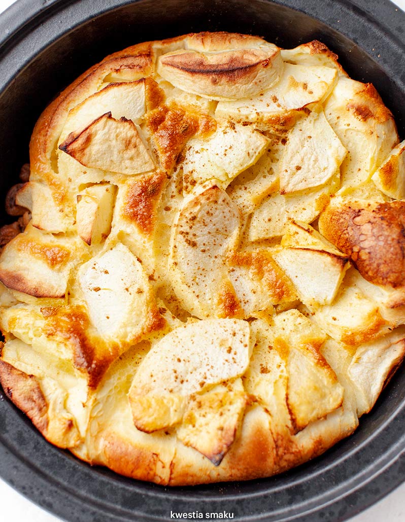 Dutch Baby z jabłkami