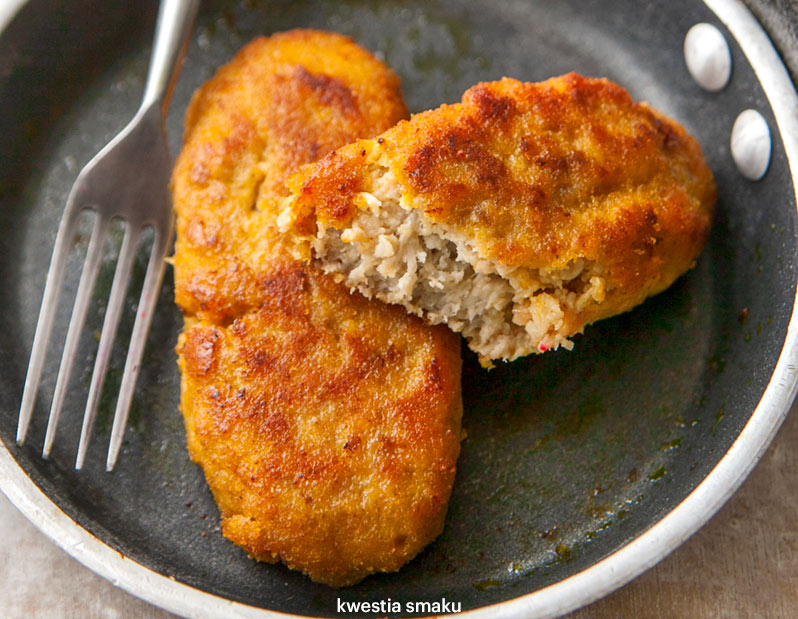 Znalezione obrazy dla zapytania: kotlet mielony