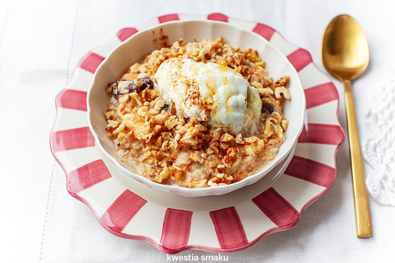 Owsianka marchewkowa z cynamonem