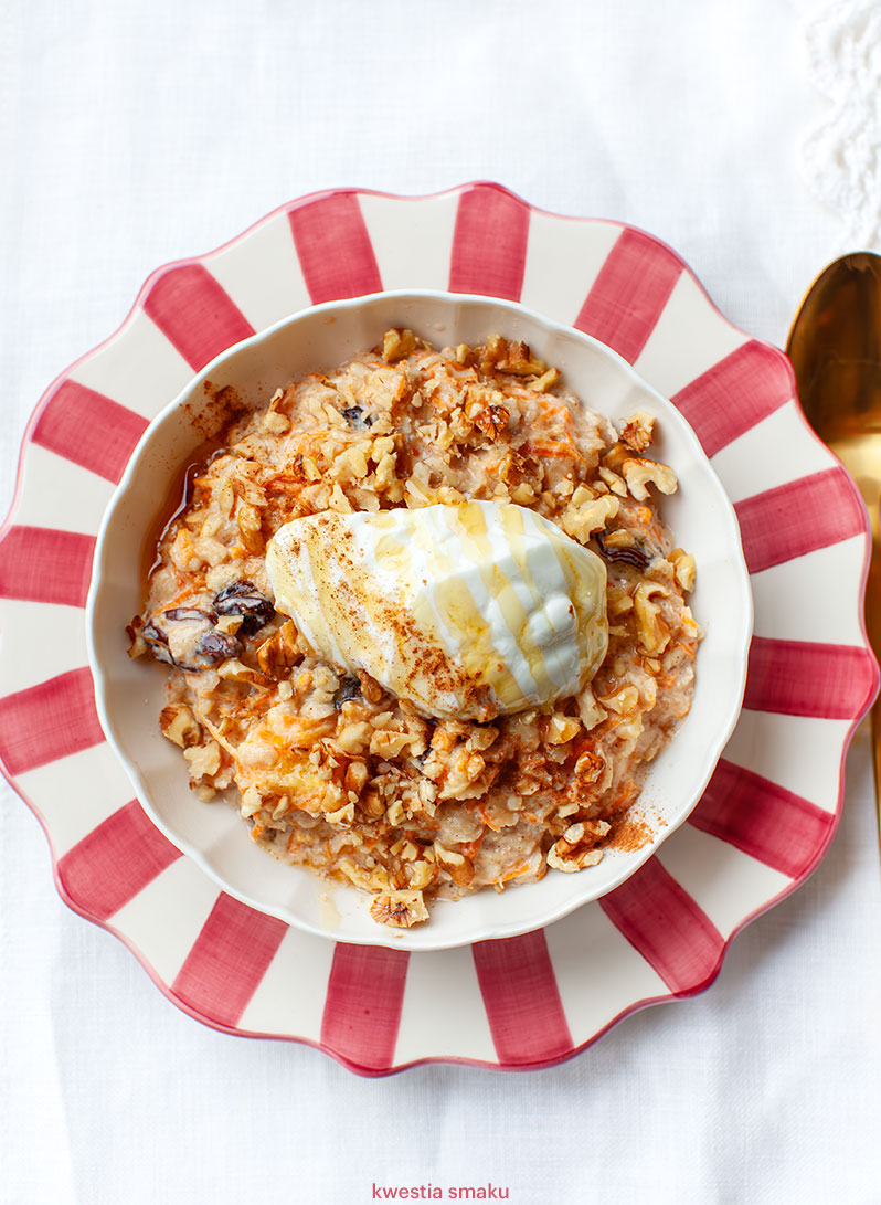Owsianka marchewkowa z cynamonem