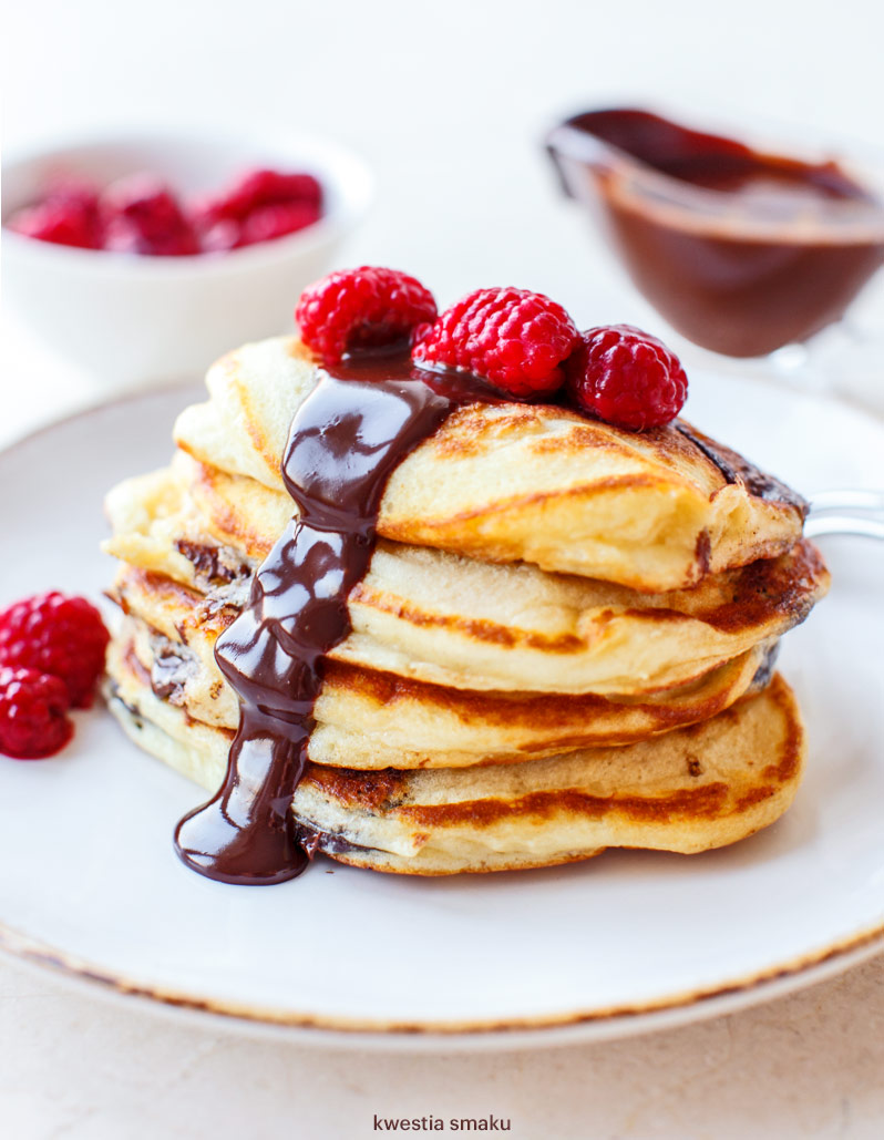 Puszyste placuszki (Pancakes) z czekoladą