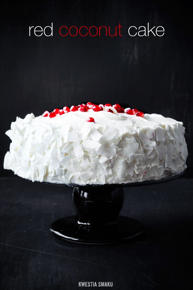 Red Coconut Cake