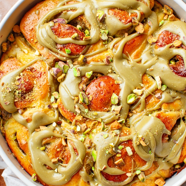 Cynamonki pistacjowe