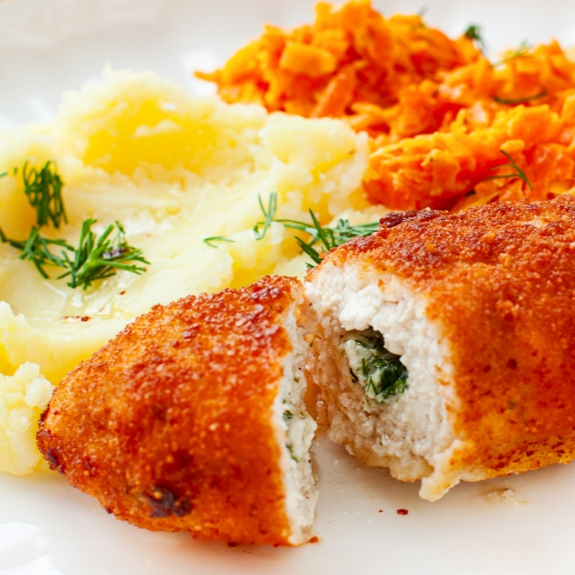 Kotlet de volaille z mielonego mięsa drobiowego