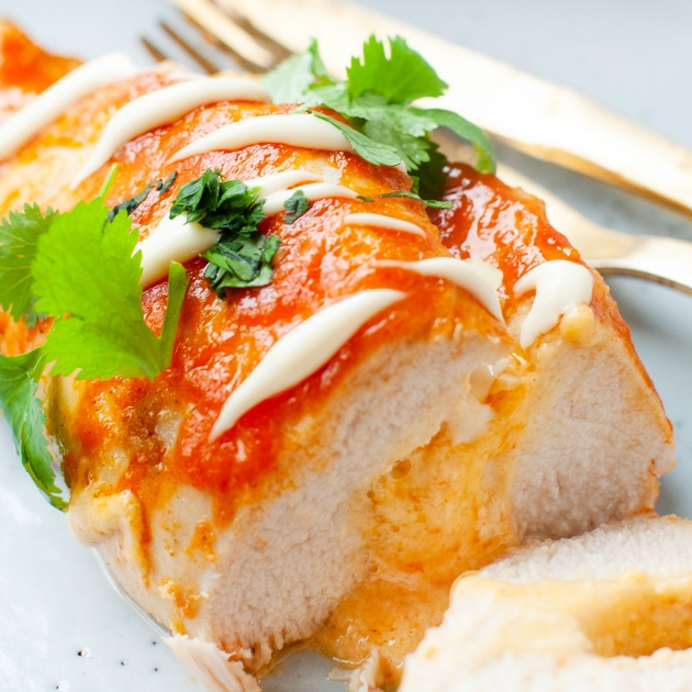 Faszerowany kurczak Buffalo