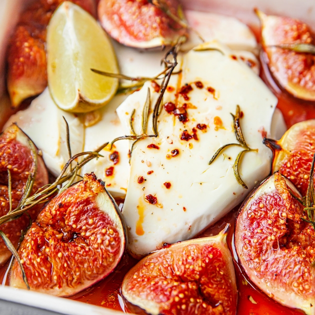 Figi pieczone z fetą