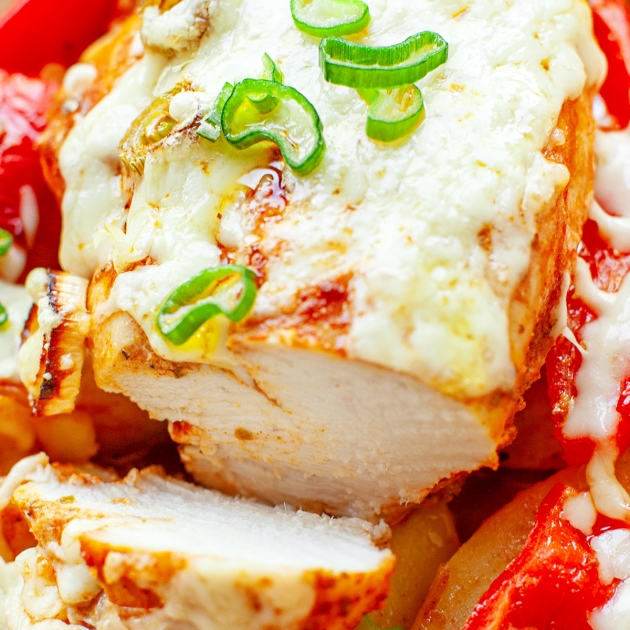 Kurczak gyros z ziemniakami i papryką zapiekany w papilotach