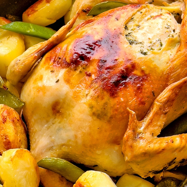 Kurczak pieczony z ziemniakami
