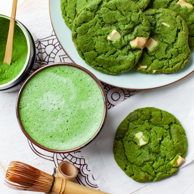 Ciasteczka z matchą