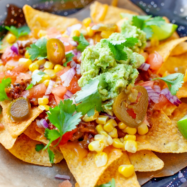 Meksykańska sałatka z nachosami