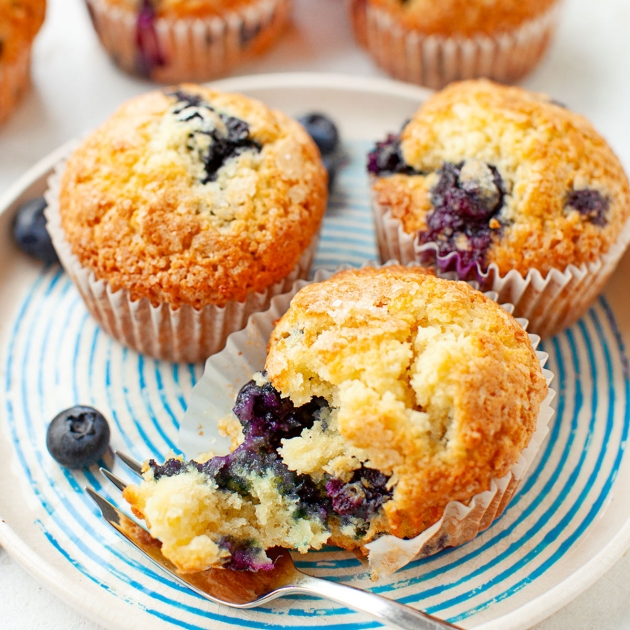 Muffiny z borówkami amerykańskimi