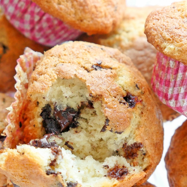 Muffiny z kawałkami czekolady