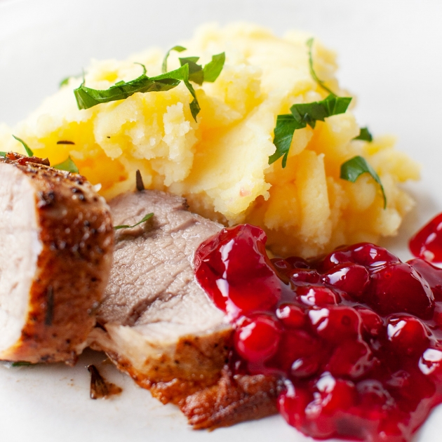 Polędwiczka z żurawiną