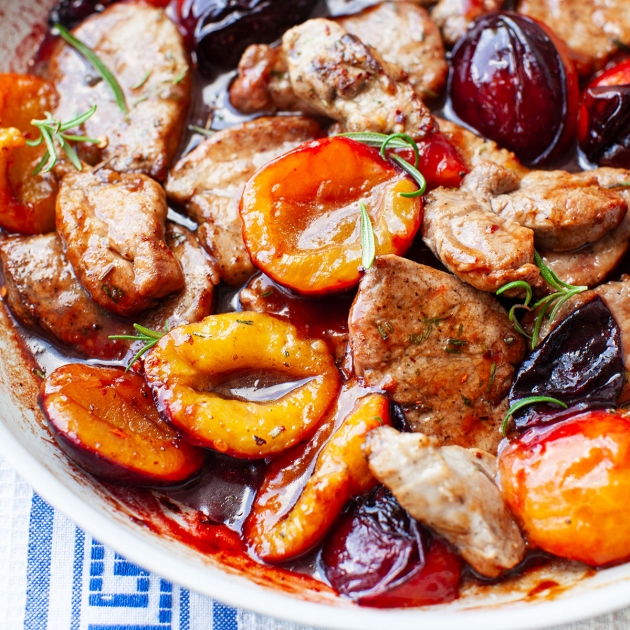 Polędwiczki ze śliwkami