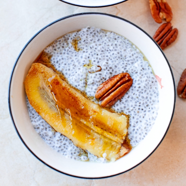 Pudding chia na ciepło