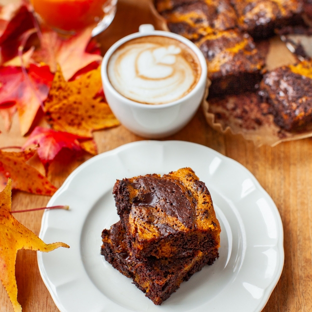 Pumpkin Spice Brownie