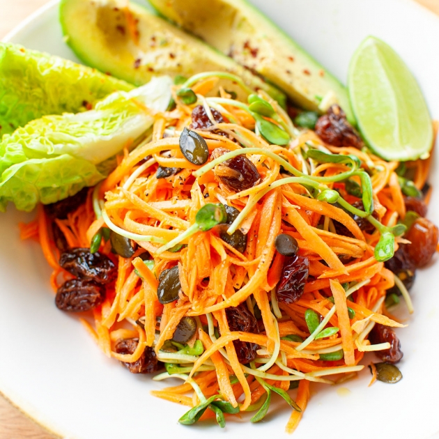 Surówka z batata i awokado