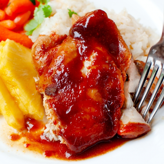 Udka kurczaka po koreańsku