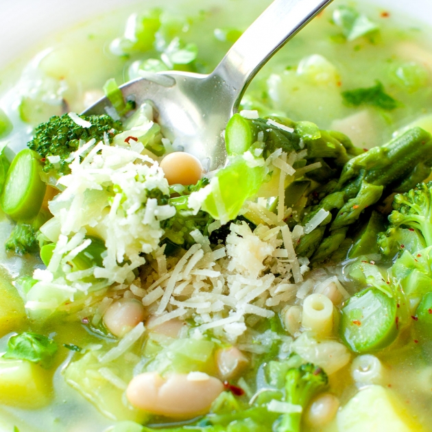 Wiosenna zupa Minestrone