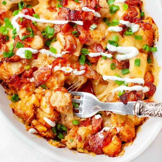 Zapiekanka z kurczakiem i ziemniakami Blog Kwestia Smaku